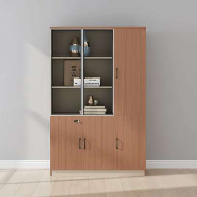 3-Door Wooden Office Cabinet image 3
