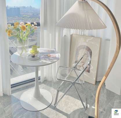 Modern Design Round Durable MDF Mini Conference Table image 12