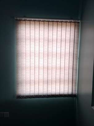 Vertical Blinds Off-White Large Window Light Control image 3