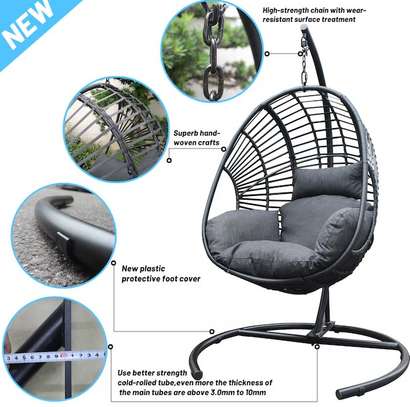 Office Chair: Home Outdoor Patio Swing Chair image 2