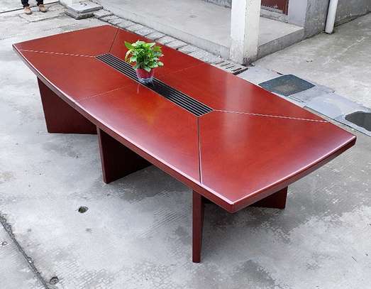 Boardroom Table; 3M Mahogany Conference Table image 10