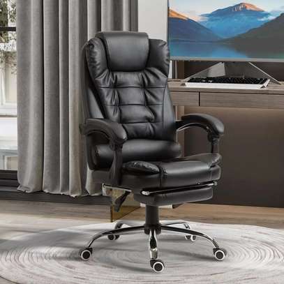 Executive Chairs : High-back Office Chair with Footrest image 2