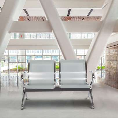 2-Seat Airport Reception Waiting Bench image 2