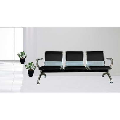 3-Seater Semi Padded Waiting Area Chair image 5