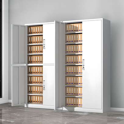 Storage Cabinets: Steel Modern Office Storage 2-Door Cabinet image 5