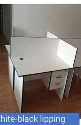 Four way office working station desks image 4