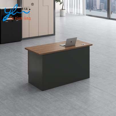 Office Desk: 120cm  Executive Office Desk With Drawers image 2