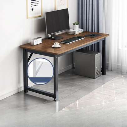 Computer Desks: Rectangular Wooden Computer Desk image 8