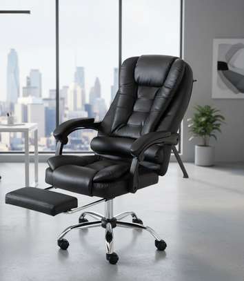 Executive Chairs : High-back Office Chair with Footrest image 3