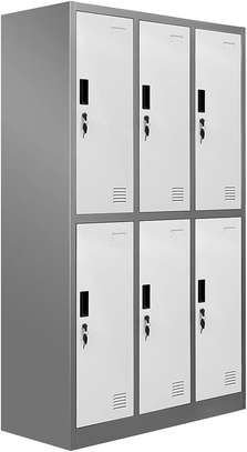Steel Storage Cabinet with 6 Doors image 7