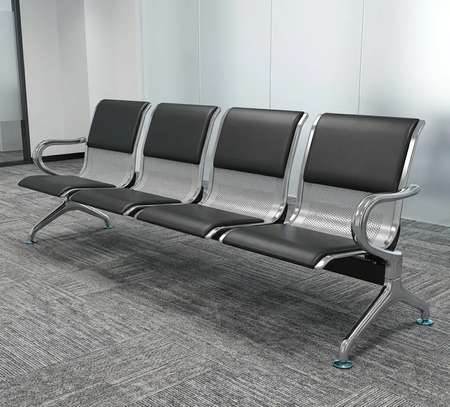 Office Bench; 4-Link Padded Office Bench image 4