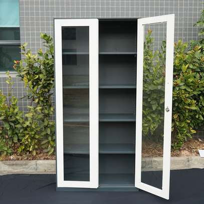 2-Door Glass Front Filing Cabinet image 7