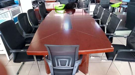 2.4 M Mahogany Office Boardroom Table image 10