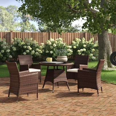 4-Seater Outdoor Rattan Dining Set image 3