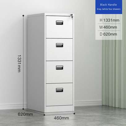 Office Cabinet:  4-Drawer File Cabinet image 3