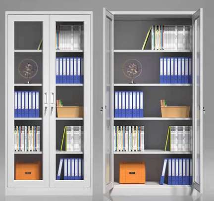 Office Cabinet: 2-Glass Door Cabinet image 6