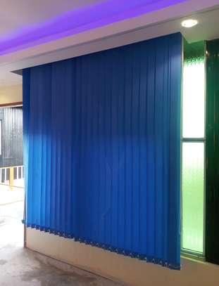 Blue Fabric Curtain Blinders image 7