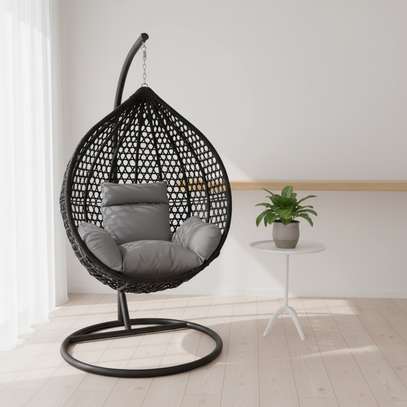 Hammock Swing : Black Hammock Swing Chair In Riosiri image 2