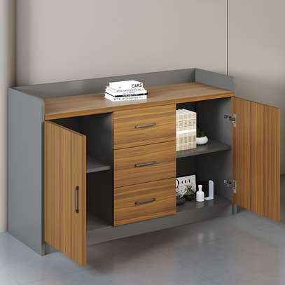 Modern Wooden Credenza Cabinet image 12