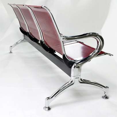 Office Bench: 3 Seater Red Office Bench In Kebirigo image 6