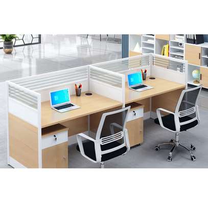 Office Workstation; Durable Modern Private Workstation image 2