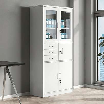 Steel Office Storage Cabinet with Safe image 2
