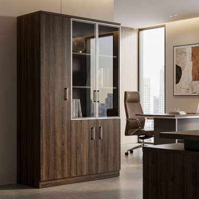 3-Door Wooden Filling Cabinet image 6