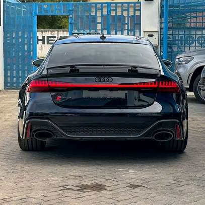 Audi RS7 Black High-Performance Sedan LED image 15