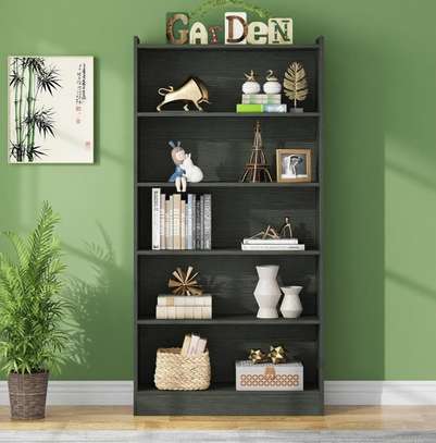 5 Tier Wooden Open Bookshelf image 5