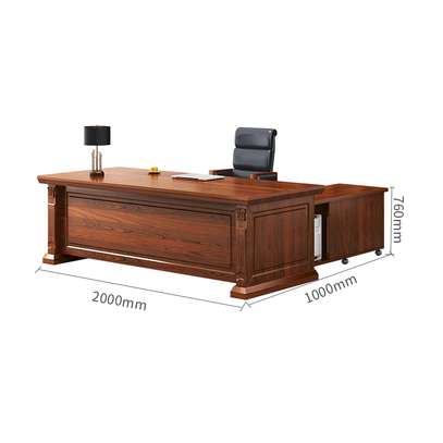 Office Desk: 2.2m Office Desk With Horizontal Cabinet image 3