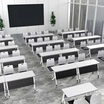 Foldable Training Room Tables - 120cm x 60cm image 3
