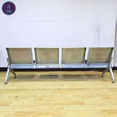 Office Bench; 4 Seater Linked Reception Bench image 5