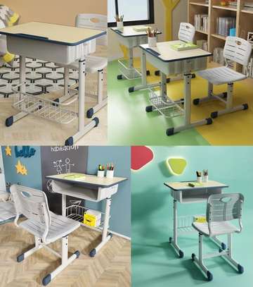 Adjustable Height Kid's Desk and Chair image 4