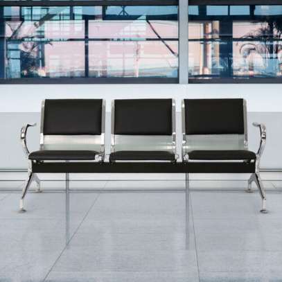 3-Link Padded Office Waiting Bench image 5