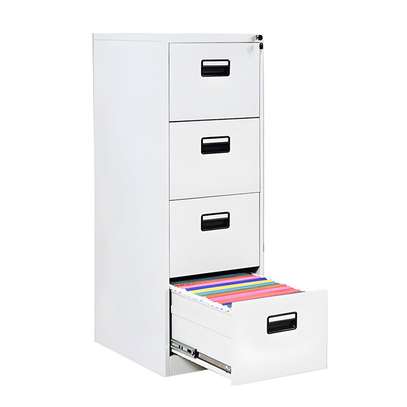 File cabinets: Four drawer lockable file cabinet image 2