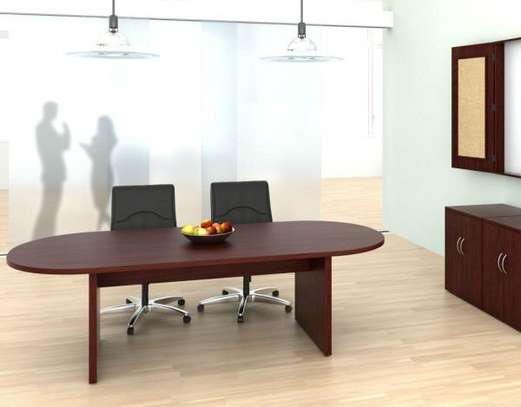 Conference Table: Durable 180 Oval Wooden Table for Meeting image 5