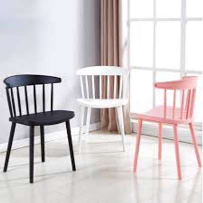 Durable Armless Plastic Luxury Dining Chair image 3