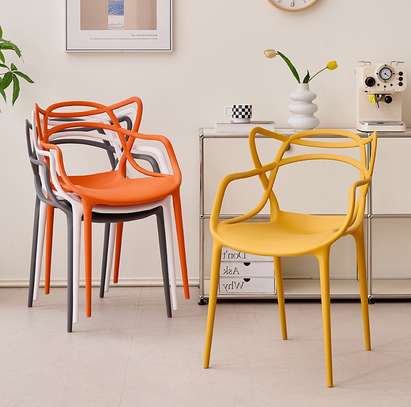Home Chairs : Stackable Plastic Restaurant Chair image 7