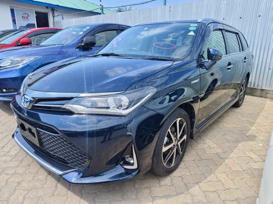 Toyota Fielder wxB hybrid dark Green 2019 image 3