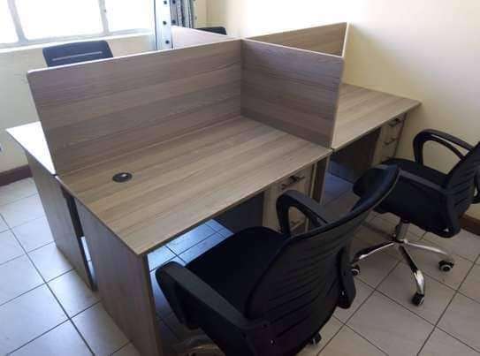4-Way Office Working Station Desk image 8