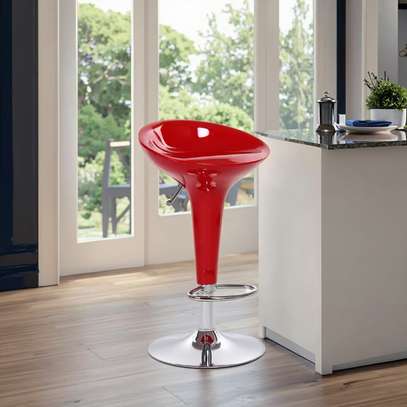 Barstool; Adjustable swivel barstool (Black) image 8