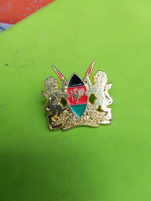 Kenya Official Coat of Arms Lapel Pins Set of 3 image 3