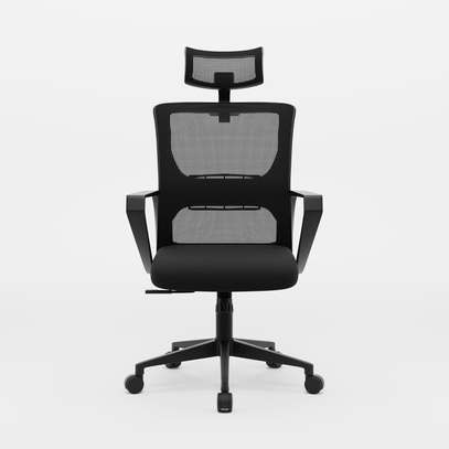 High-back orthopedic office seat image 11