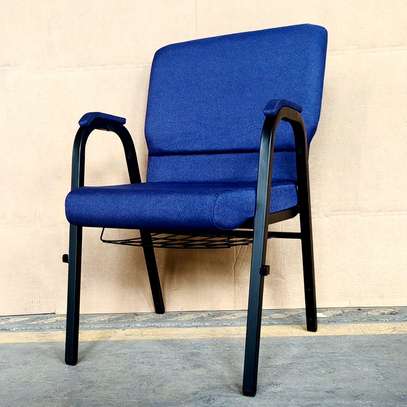 Church Seats : Interlocking Church Seat with Armrest image 2