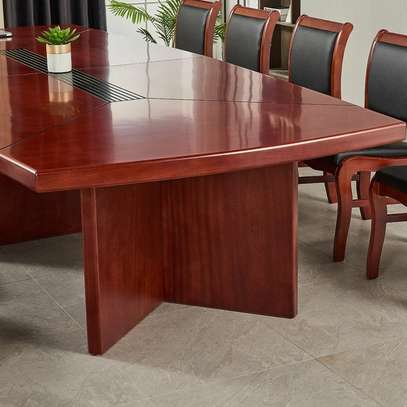 2.4 M Mahogany Office Boardroom Table image 3