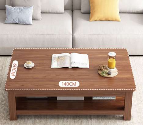 Modern Wooden Coffee-tea Table For Living Room image 2