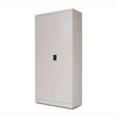 Office Cabinet : Grey Lockable Two-Door Steel Filing Cabinet image 13