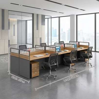 Six Way Modular Office Workstation image 2