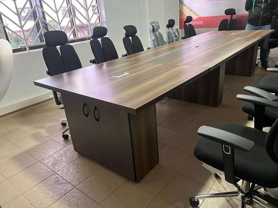 4.8 M Office Boardroom Table with stsorage image 15