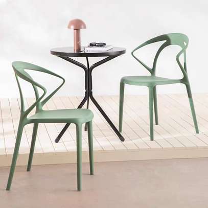 Dining Chair : White Plastic Dining Chair In Keroka image 3